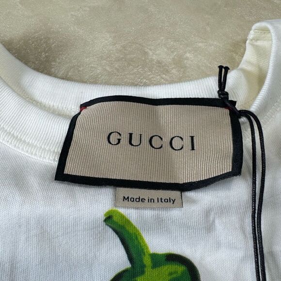 Gucci x Ken Scott NWT Pea Print T Shirt XS - Picture 10 of 13